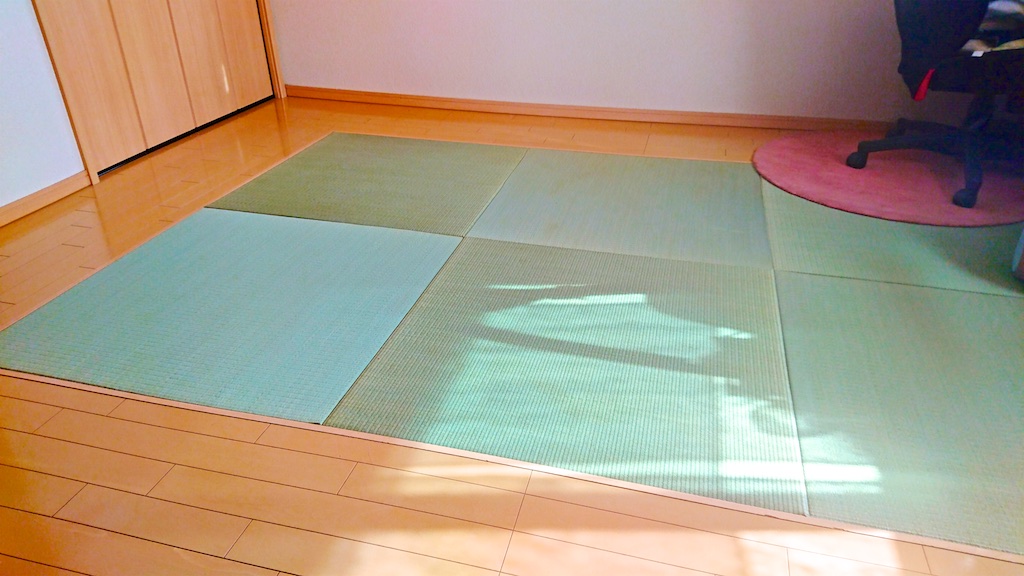 和室のリフォーム で琉球畳を施主支給された事例