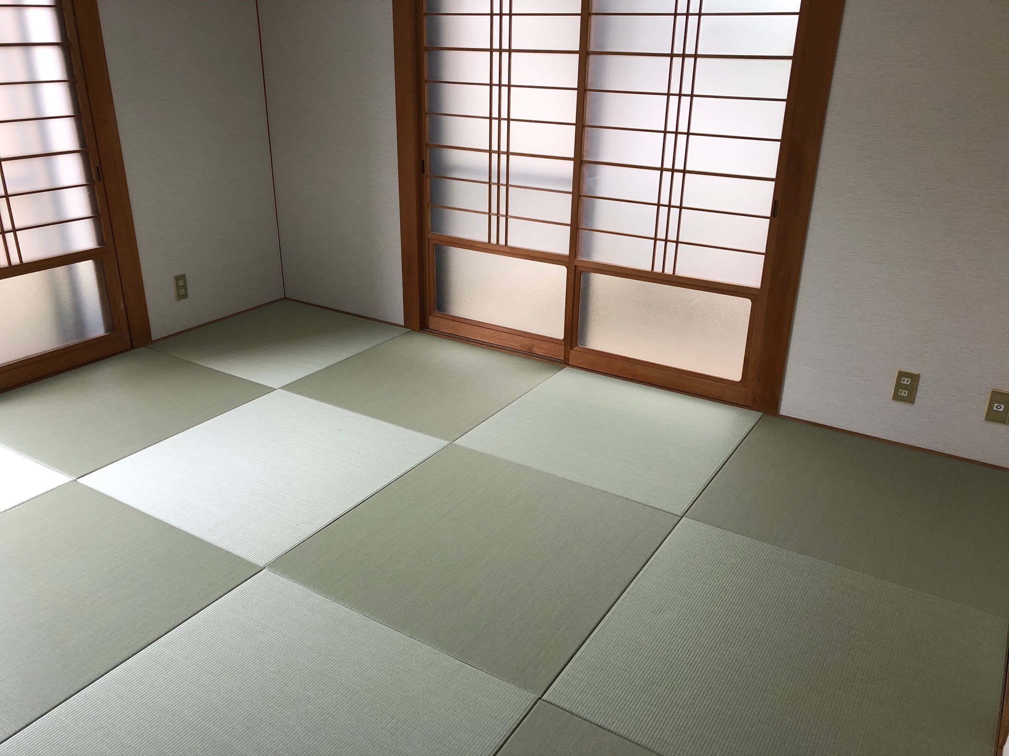 Diyで琉球畳に 和室2部屋の畳を一気に入れ替え
